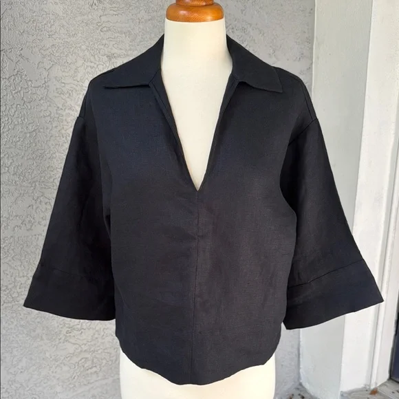 NWT Banana Republic European Linen Top XS - Picture 2 of 6